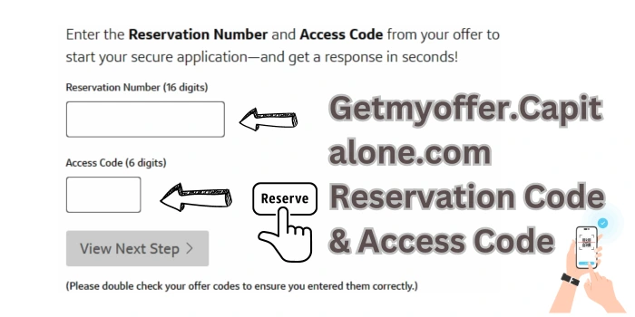 Getmyoffer.Capitalone.com Reservation Code & Access Code